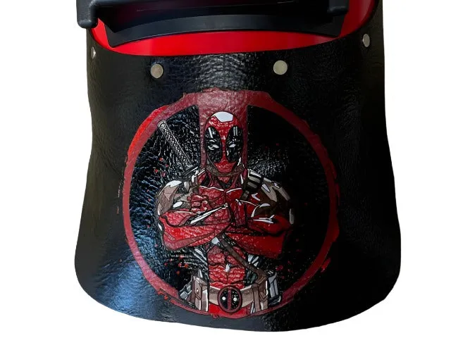 Outlaw Leather - Welding Hood - Deadpool Welding Hood