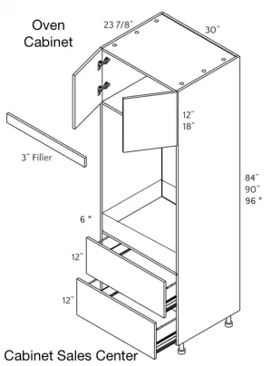 Oven Cabinets - Modern Line