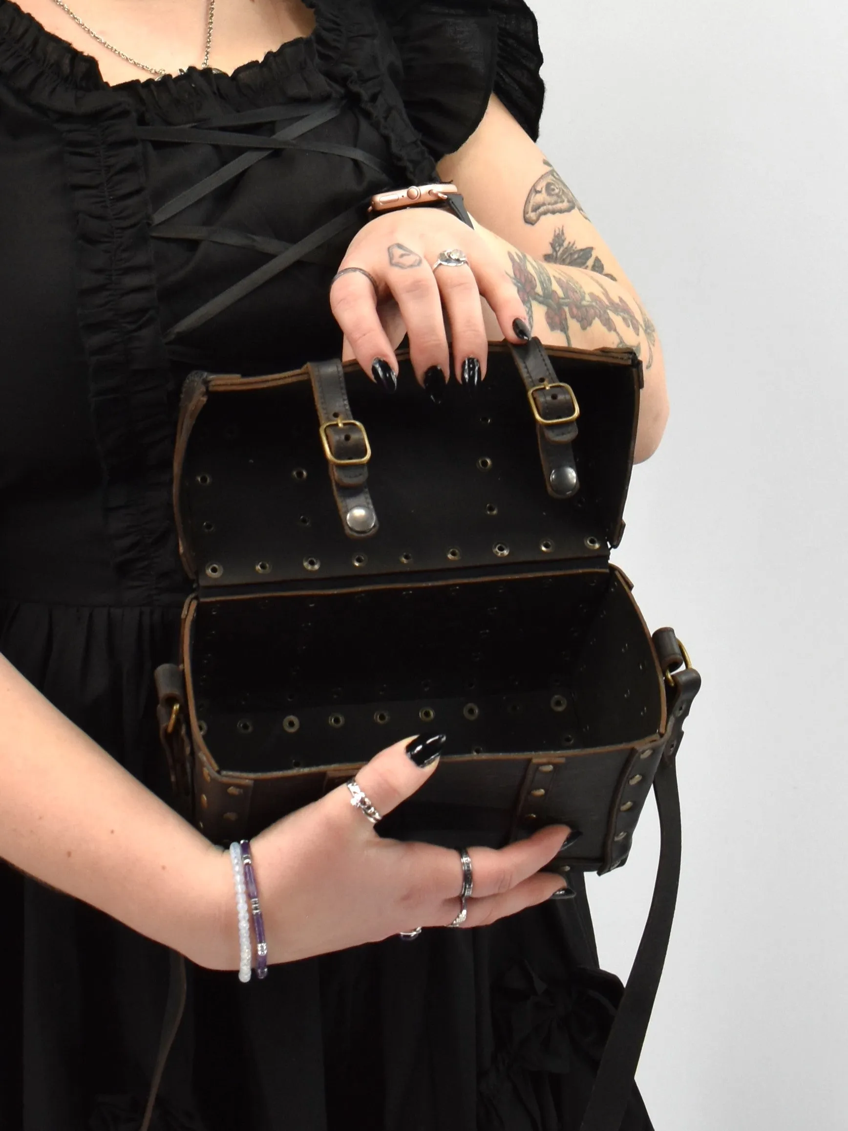 Pirate Chest Leather Bag