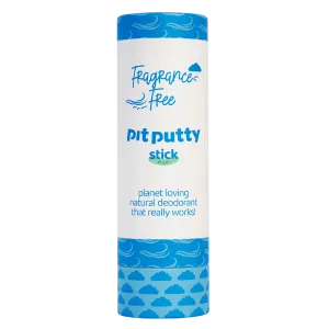 Pit Putty Natural Deodorant Stick - 80g -Fragrance Free