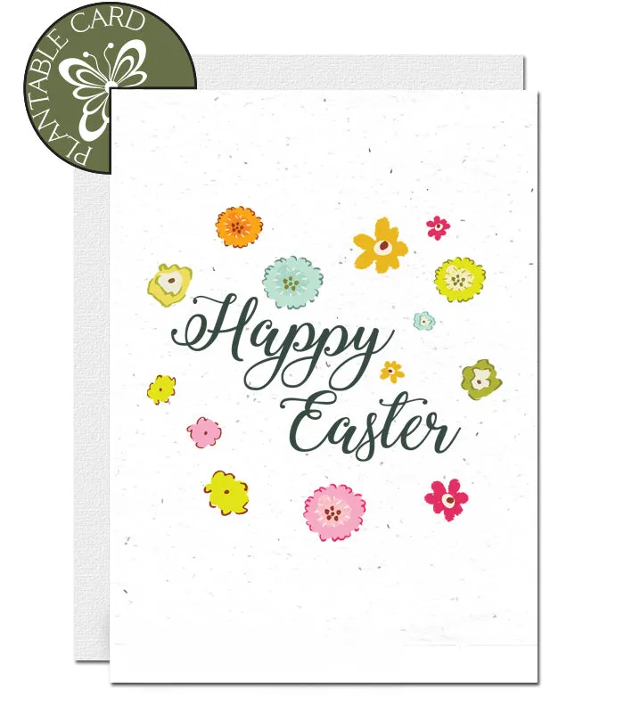 Plantable Easter Card - Flowers