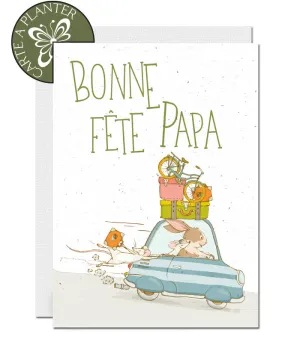 Plantable Father's Day Card - Papa Chauffeur