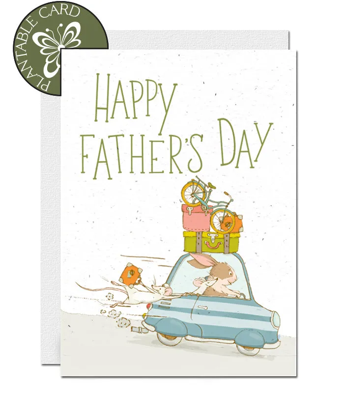 Plantable Father's Day Card - Papa Chauffeur