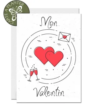 Plantable Valentines Day Card - Be Mine