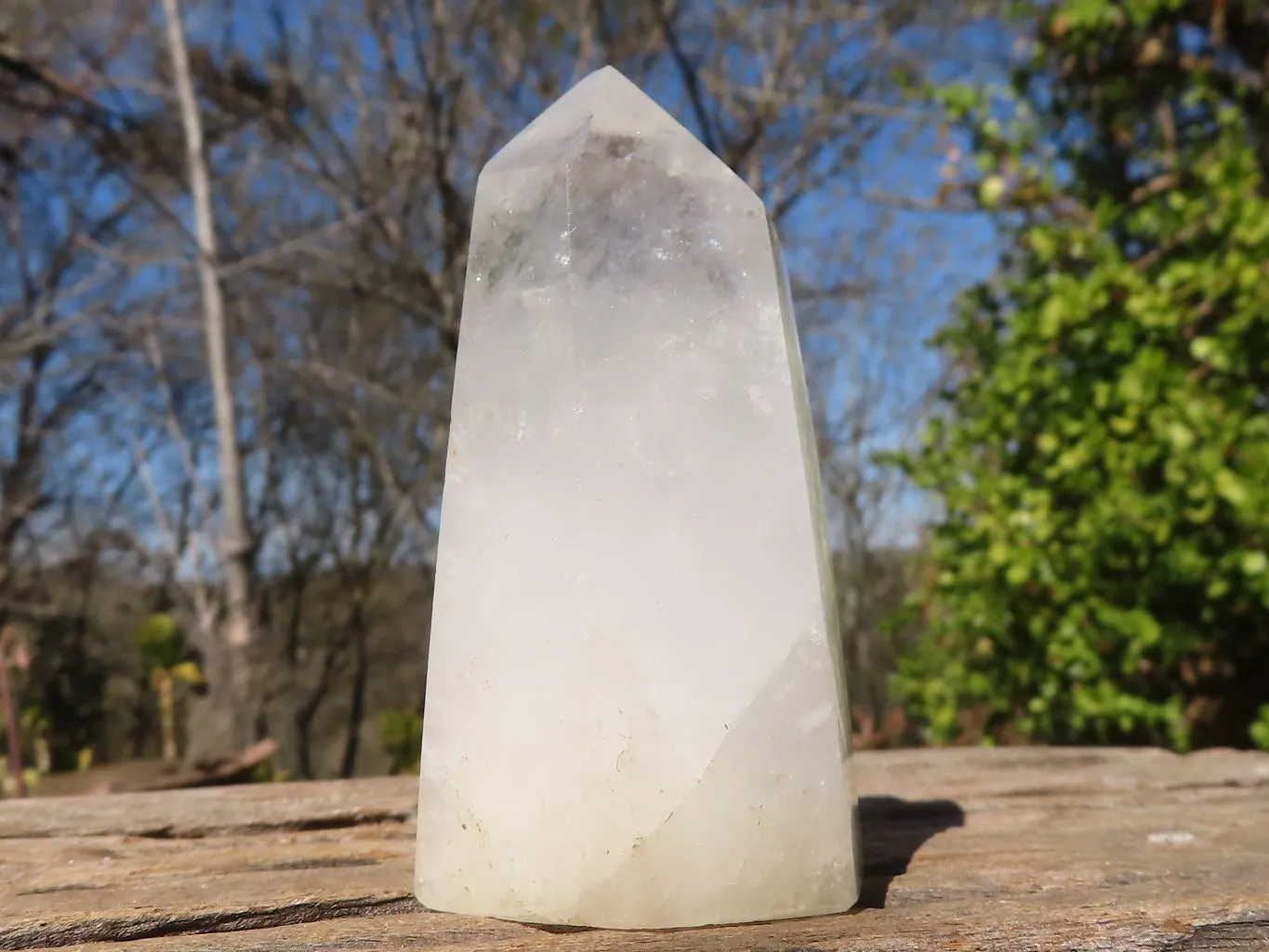 Polished Stunning Clear Quartz Crystal Points x 6 From Madagascar