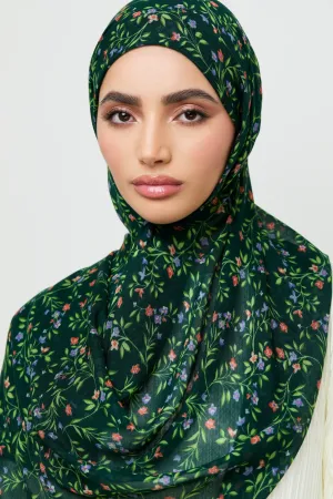 Printed Modal Hijab - Spring Garden