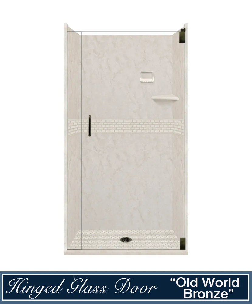 Rafe Marble Classic Alcove Shower Enclosure Kit