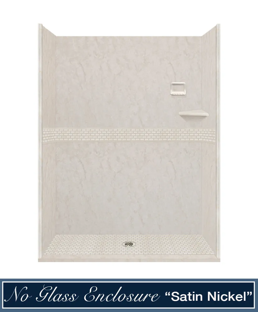 Rafe Marble Classic Alcove Shower Enclosure Kit