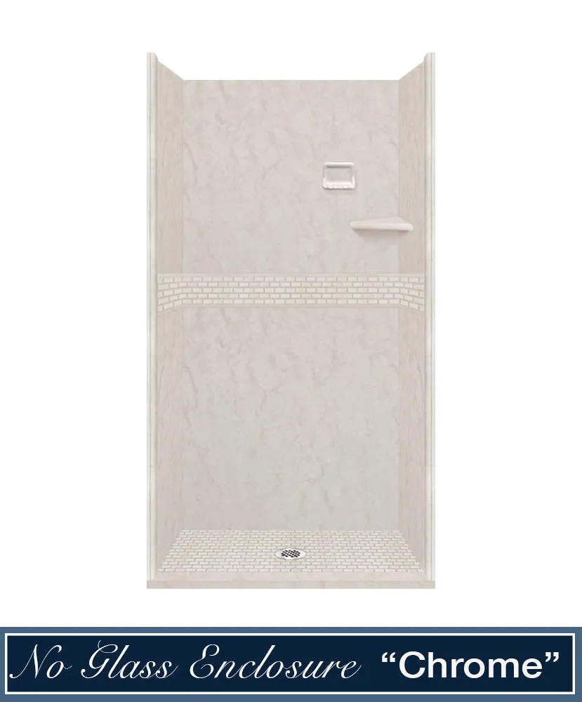 Rafe Marble Classic Alcove Shower Enclosure Kit