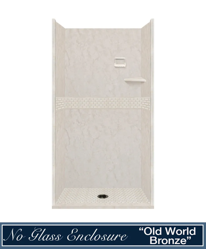 Rafe Marble Classic Alcove Shower Enclosure Kit