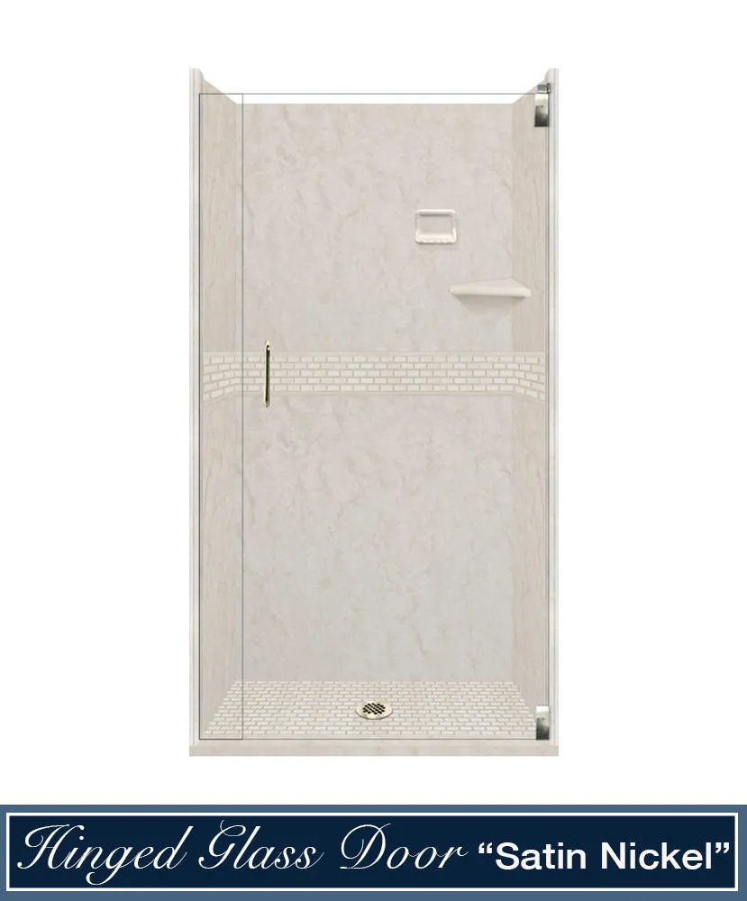 Rafe Marble Classic Alcove Shower Enclosure Kit