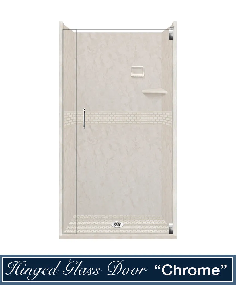 Rafe Marble Classic Alcove Shower Enclosure Kit