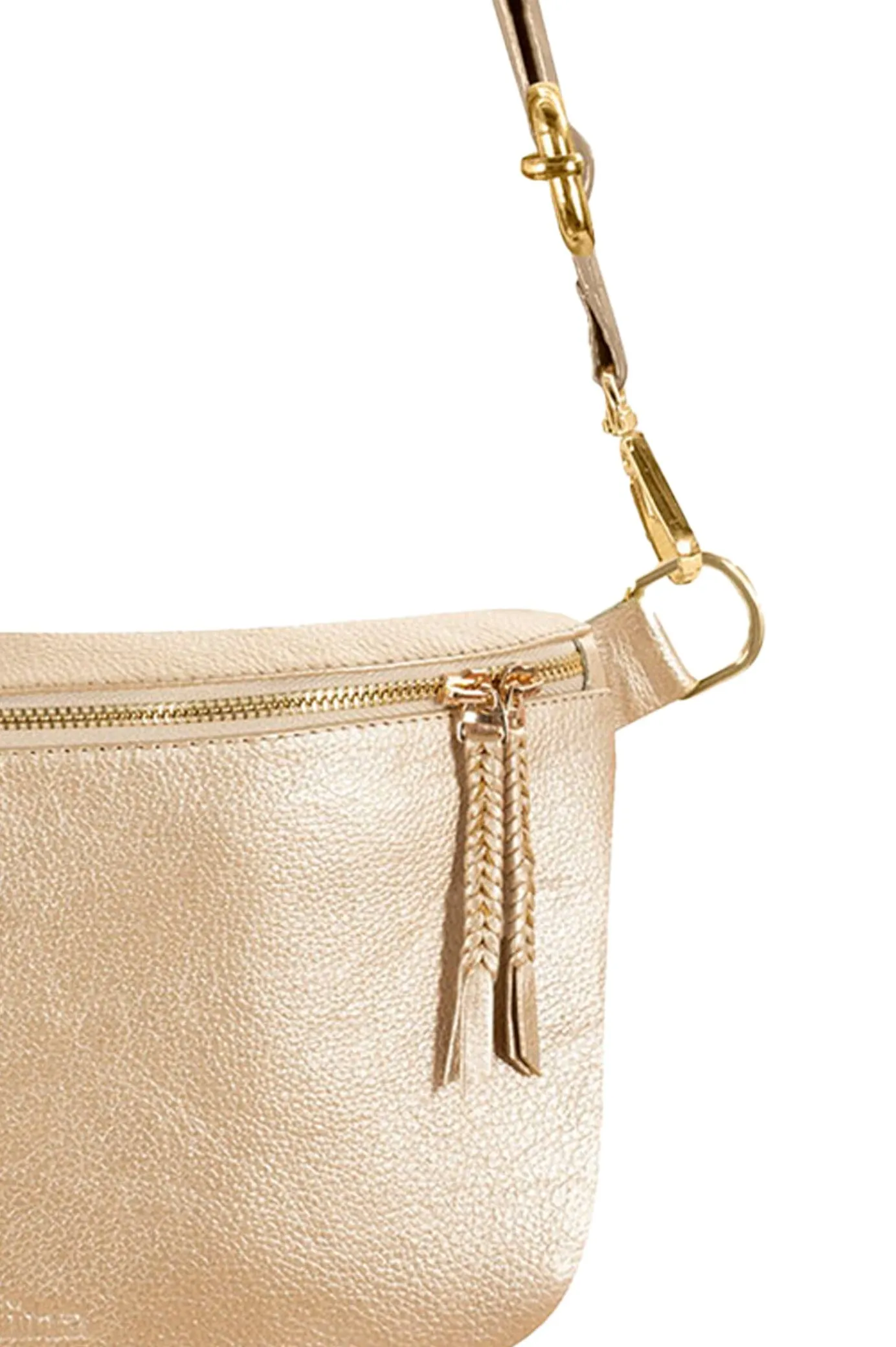 Ramona Leather Handbag Gold