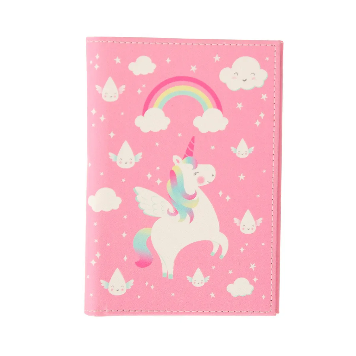 RJB Stone Rainbow Unicorn Passport Holder