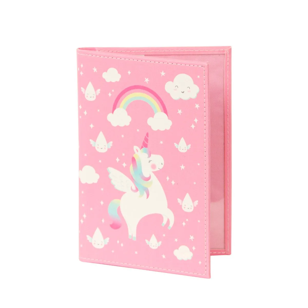 RJB Stone Rainbow Unicorn Passport Holder