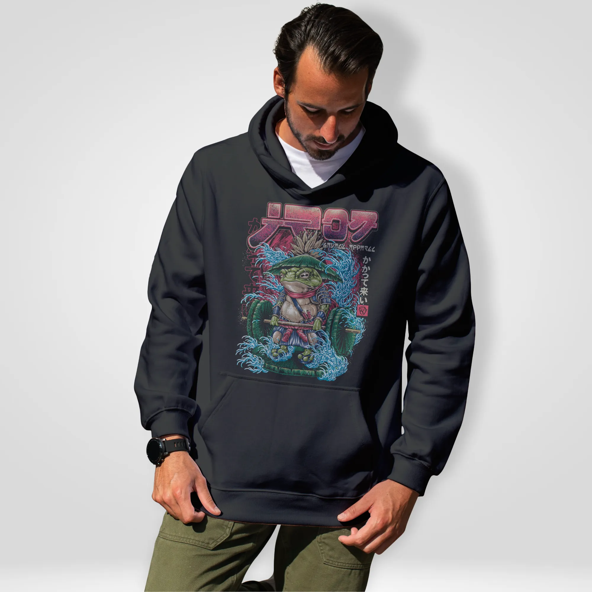 Samurai Frog: Bring it on Hoodie (UK)