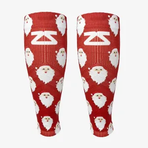 Santa Faces Compression Leg Sleeves