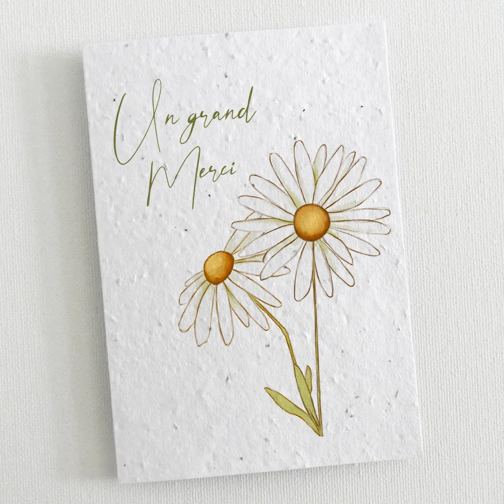 Set of 12 Plantable Thank You Cards - Botanical