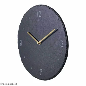 Slate modern clock