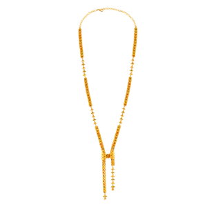 Stunning 22k Gold Tie Chain With Meenakari Detailing