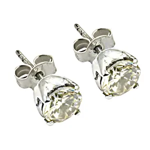 Stunning 925 Silver Cubic Zirconia Earrings - Elegant & Affordable Jewelry