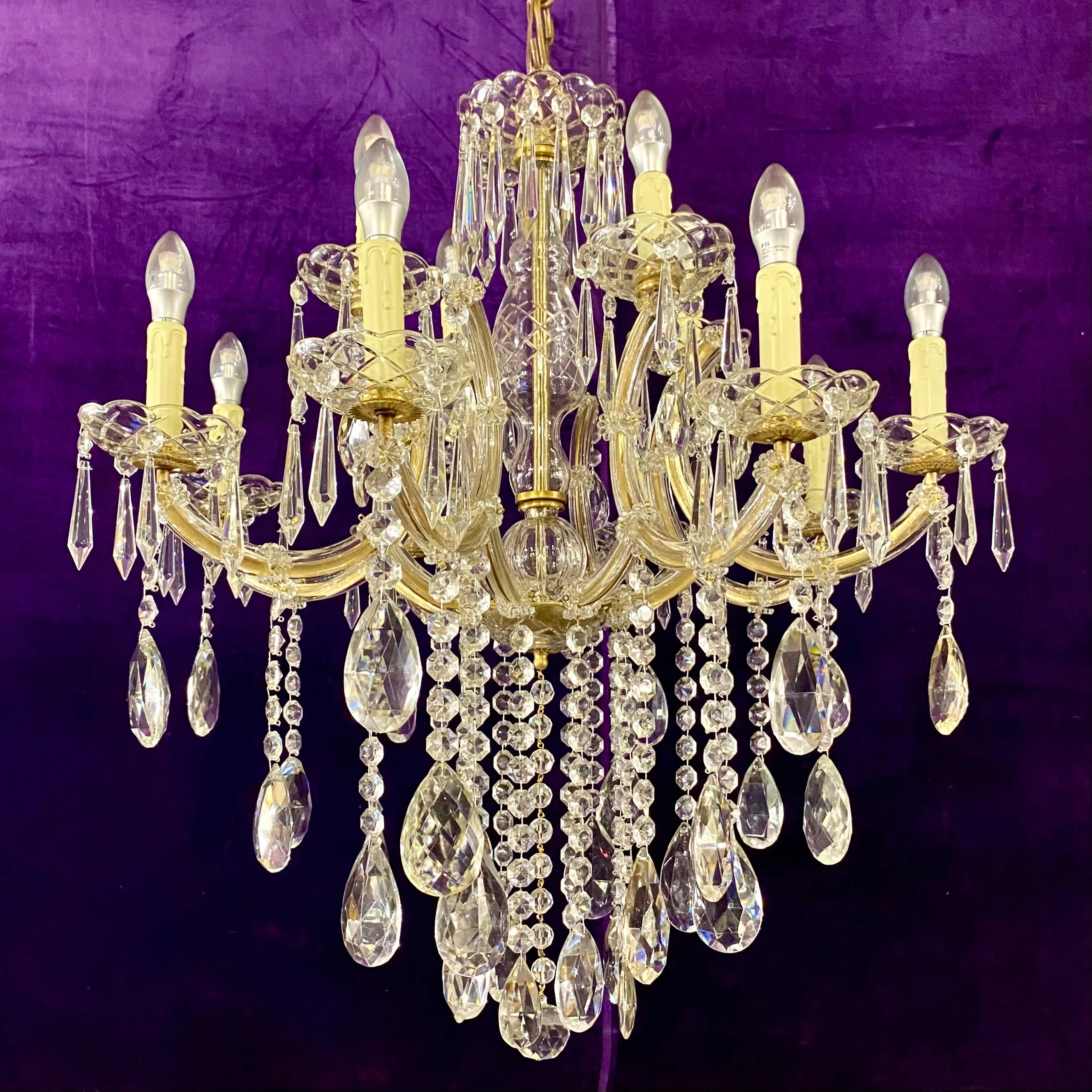 Stunning Antique Maria Theresa Chandelier