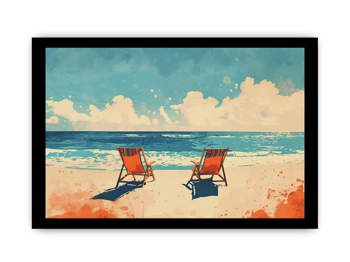 Stunning Beach Framed Print - High-Quality, Ready to Hang Artwork