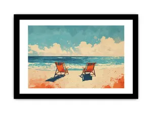 Stunning Beach Framed Print - High-Quality, Ready to Hang Artwork