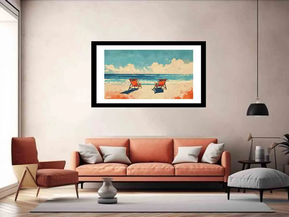 Stunning Beach Framed Print - High-Quality, Ready to Hang Artwork