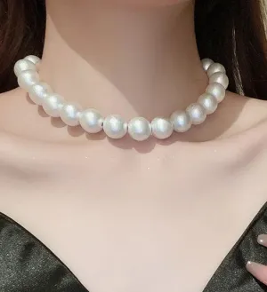 Stunning Big Pearl Necklace