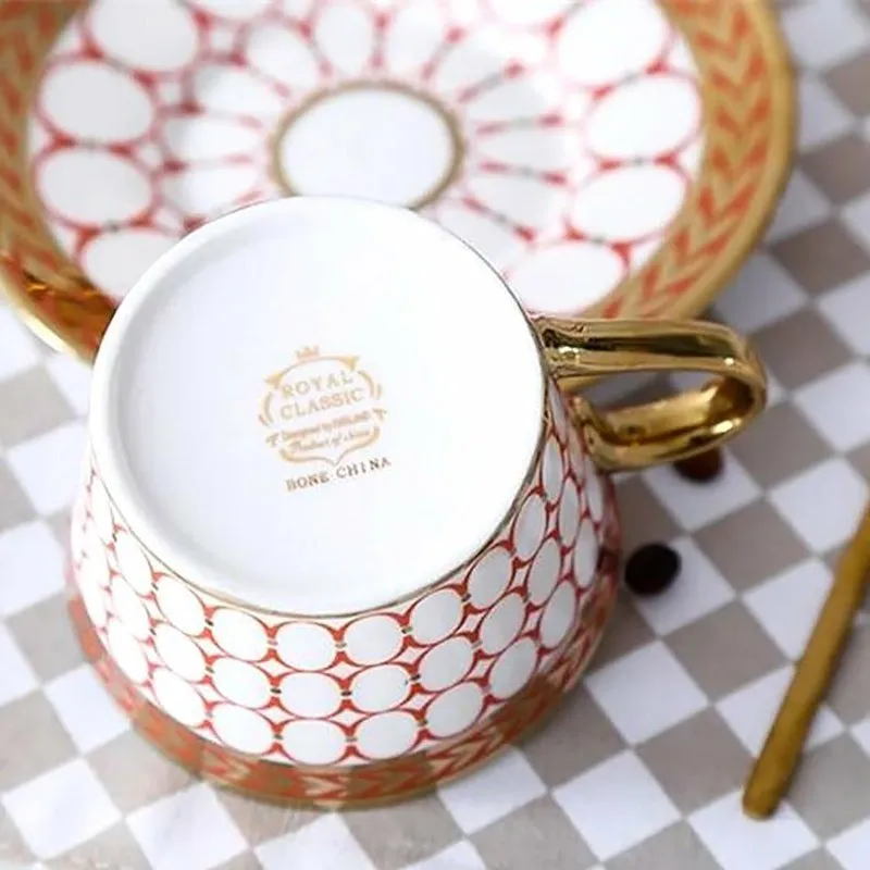 Stunning Geometric Tea/Coffee/MIlk Set in 2 Colors