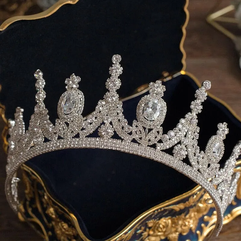 Stunning Luxury Tiara Zirconia for Weddings and Pageants