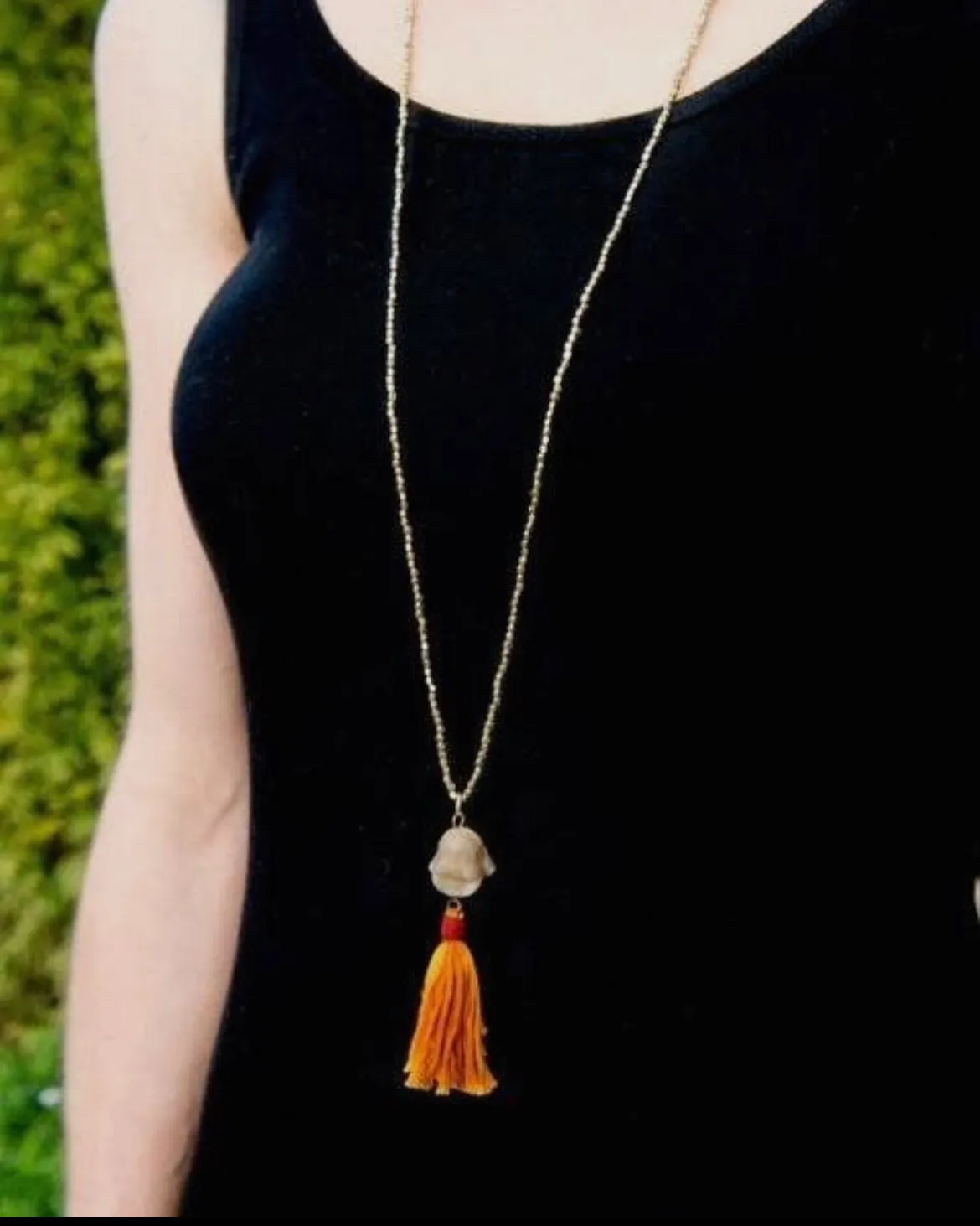 Tassel Necklace- eco friendly