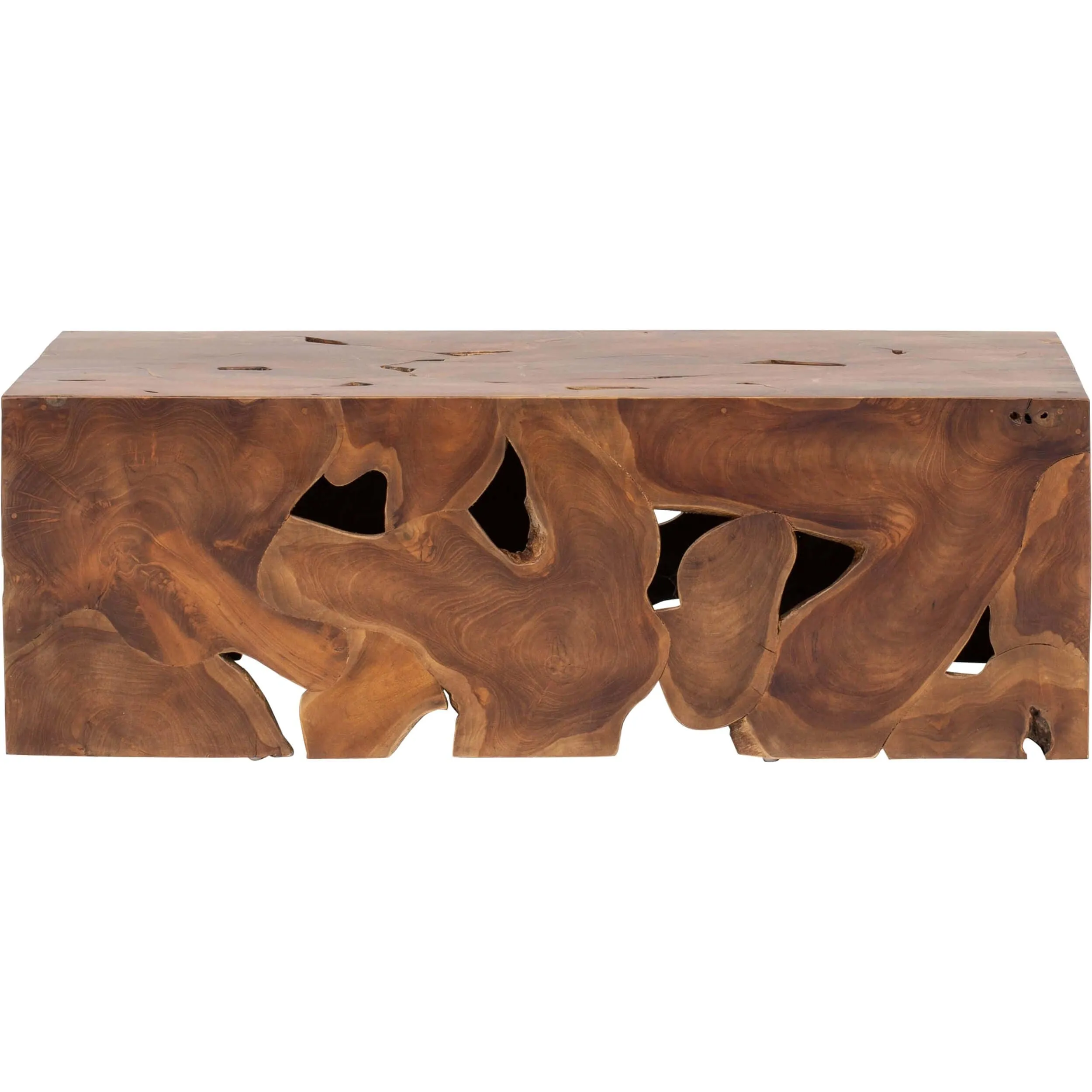 Teak Block Coffee Table