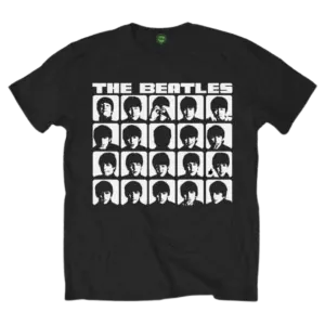 The Beatles / Hard Days Night Faces Tee (Black)