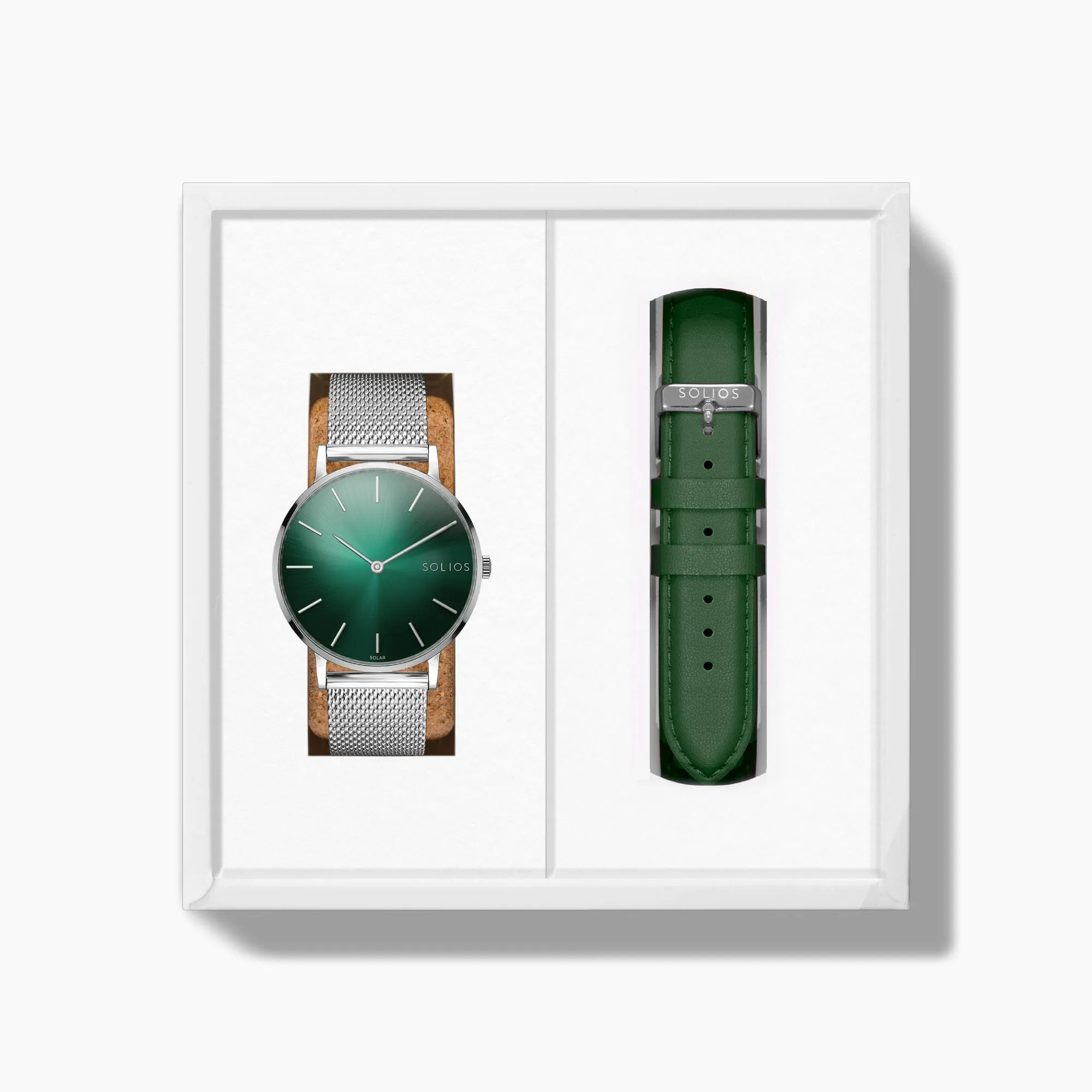 The Rainforest Classic Bundle | Green Dial - Silver Case