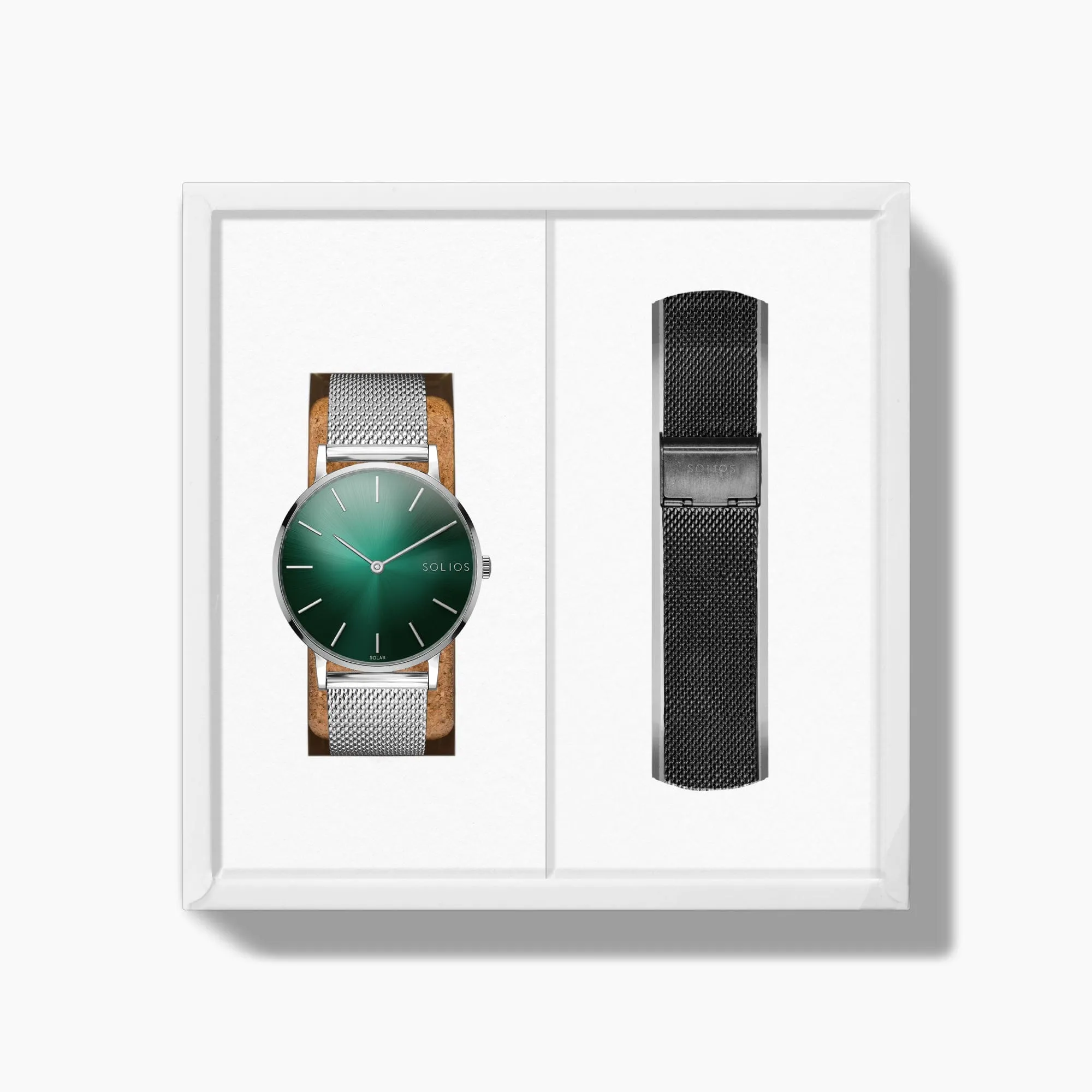 The Rainforest Classic Bundle | Green Dial - Silver Case