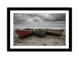 Three Boats Art - Stunning High-Resolution Wall Art Print