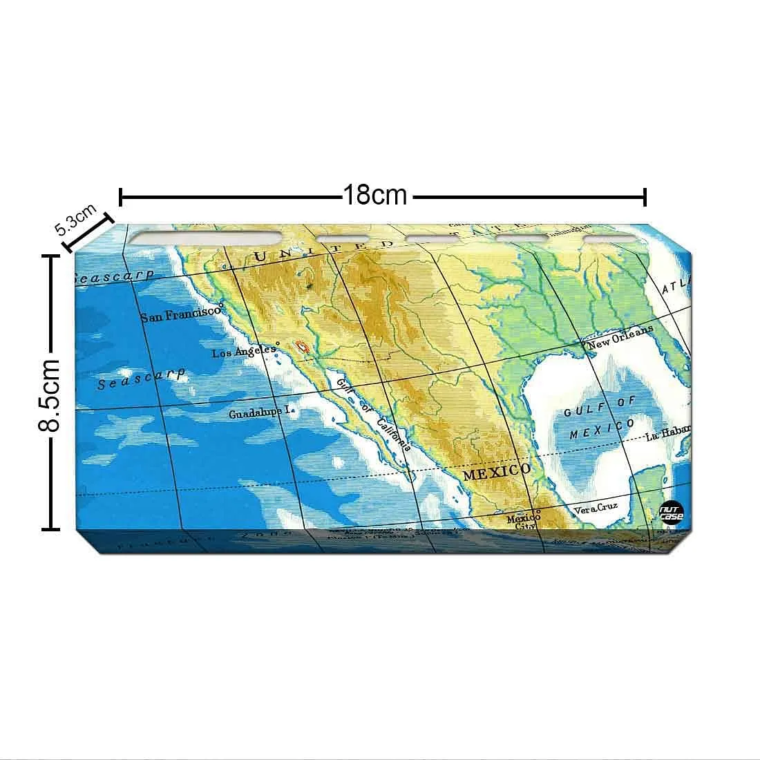 Toothbrush Holder Wall Mounted -Map