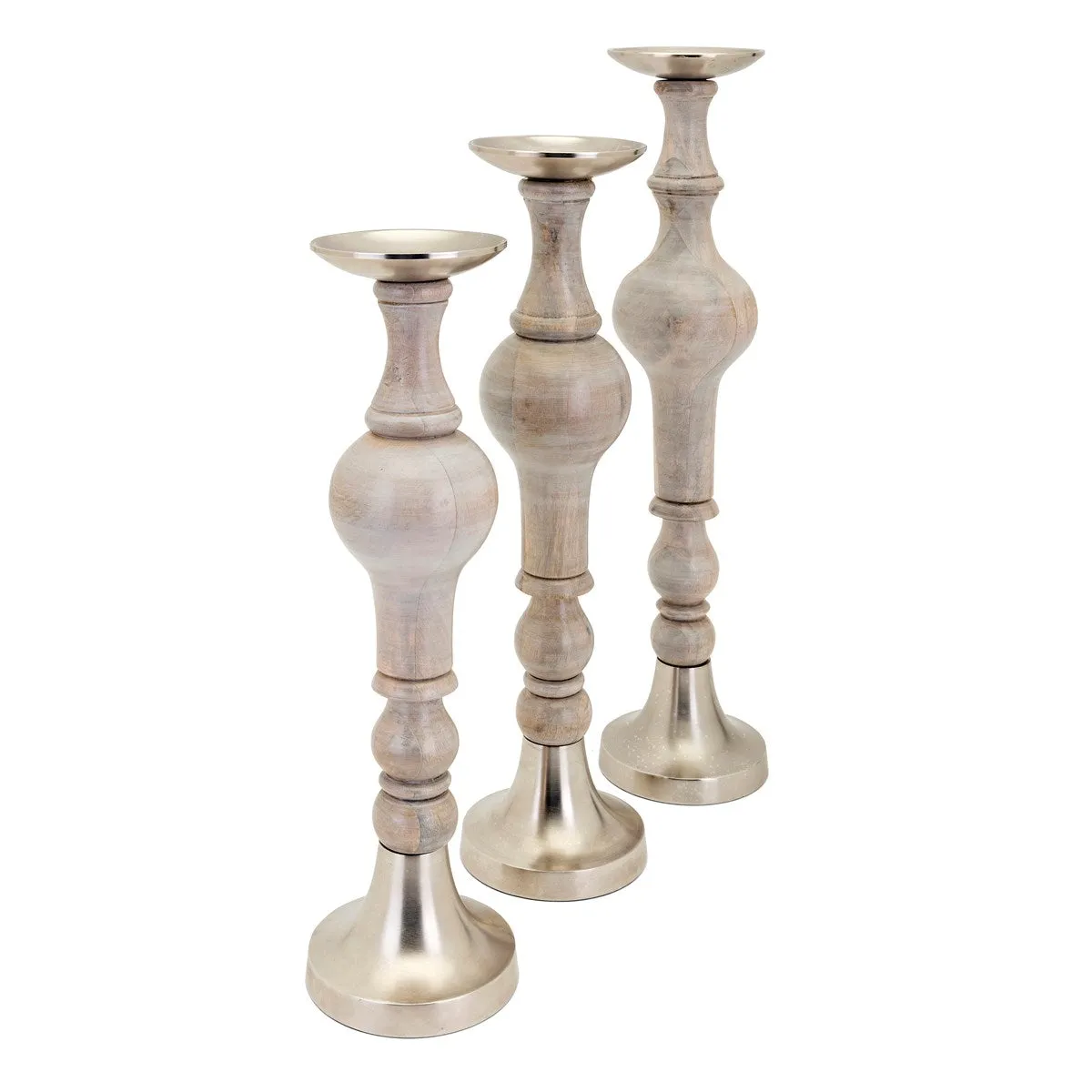 TY NIGHTINGALE CANDLEHOLDERS - SET OF 3