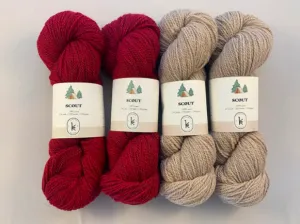 Umarmung Kit (Scarlet Heather/Oatmeal Heather)