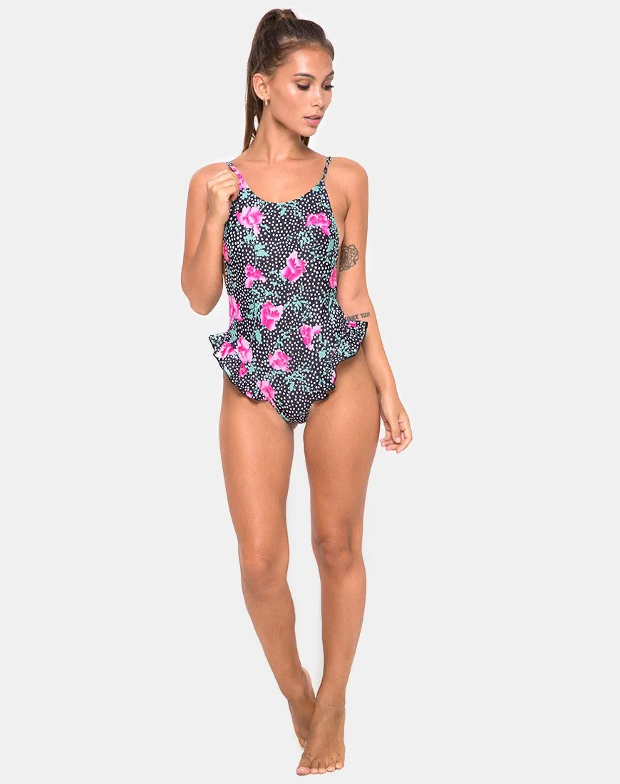 Vashti Swimsuit in Paradise Polka