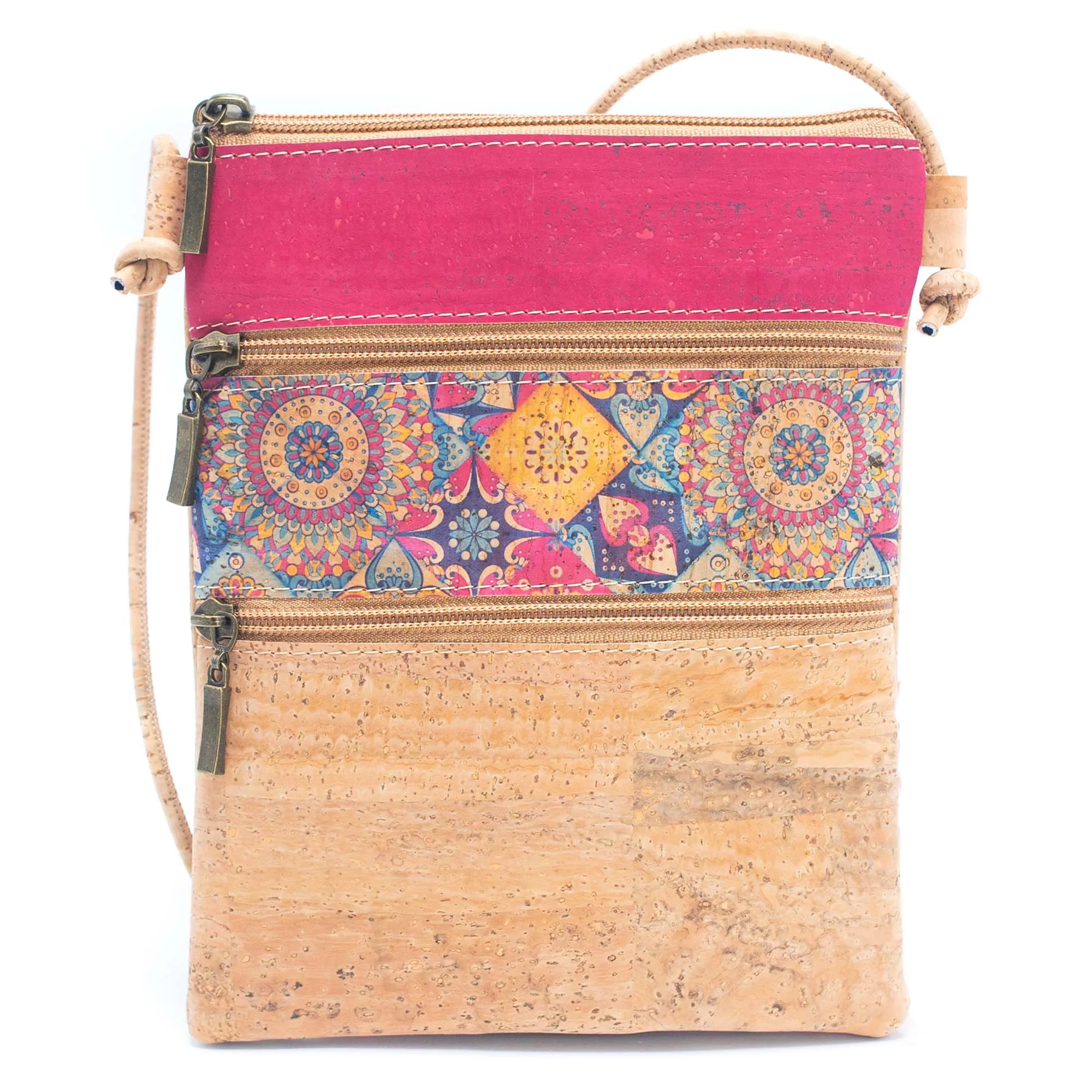 Vibrant Cork Pattern Crossbody 208