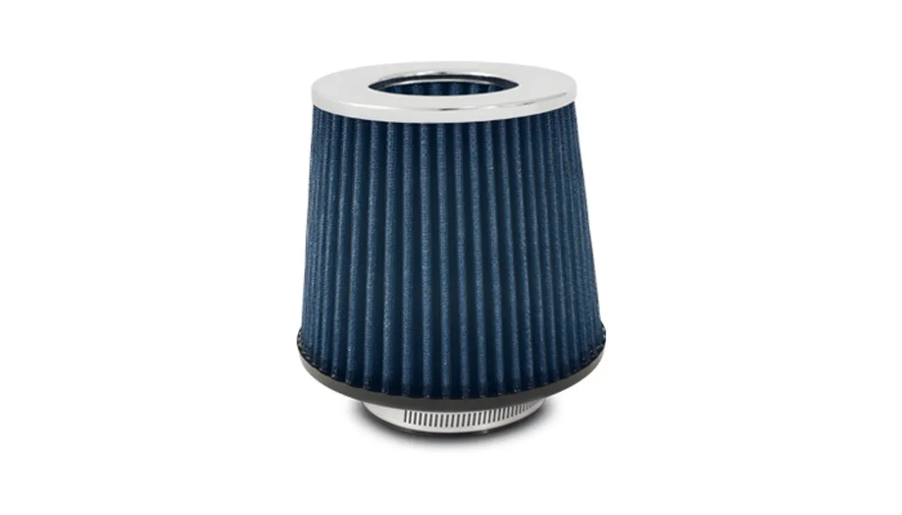 Vibrant Open Funnel Performance Air Filter, 4.5" Inlet I.D. - Chrome Cap  - 2161C