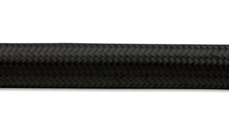 Vibrant Performance 10 Ft. Roll -8 Black Nylon Braided Flex Hose