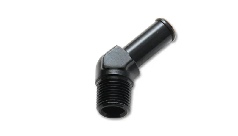 Vibrant Performance 1/8  NPT to 1/4 Barb 45 Degree Fitting