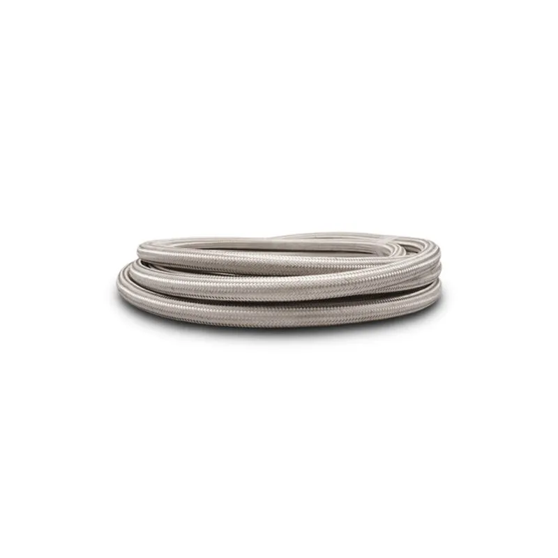 Vibrant Performance Steel-Flex Braided Stainless PTFE Hose - 6 AN - 150 ft