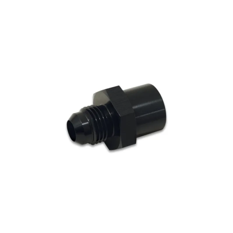 Vibrant Performance Straight 6 AN Male to 16 mm x 1.500 Female Adapter - Black