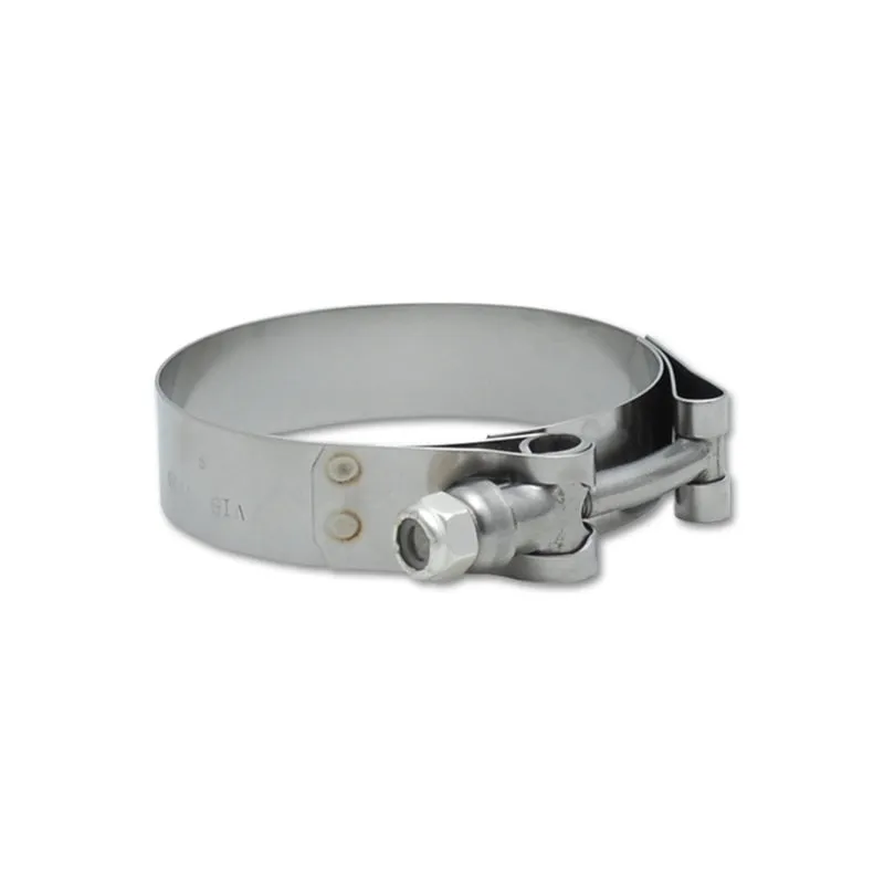 Vibrant Performance T-Bolt Hose Clamp 3.500 to 3.800" Range Stainless 3-1/4" ID Hose Couplers - Pair