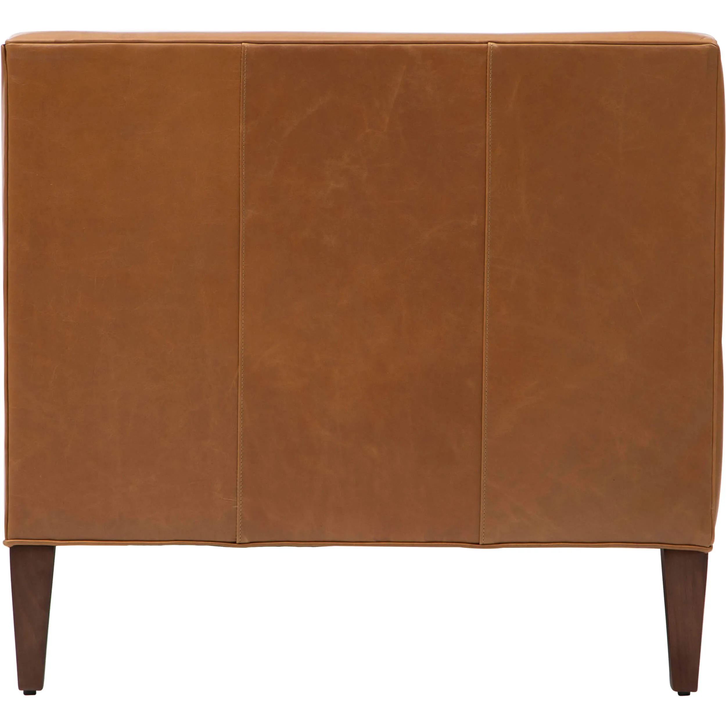 Wells Leather Sofa, Libby Camel